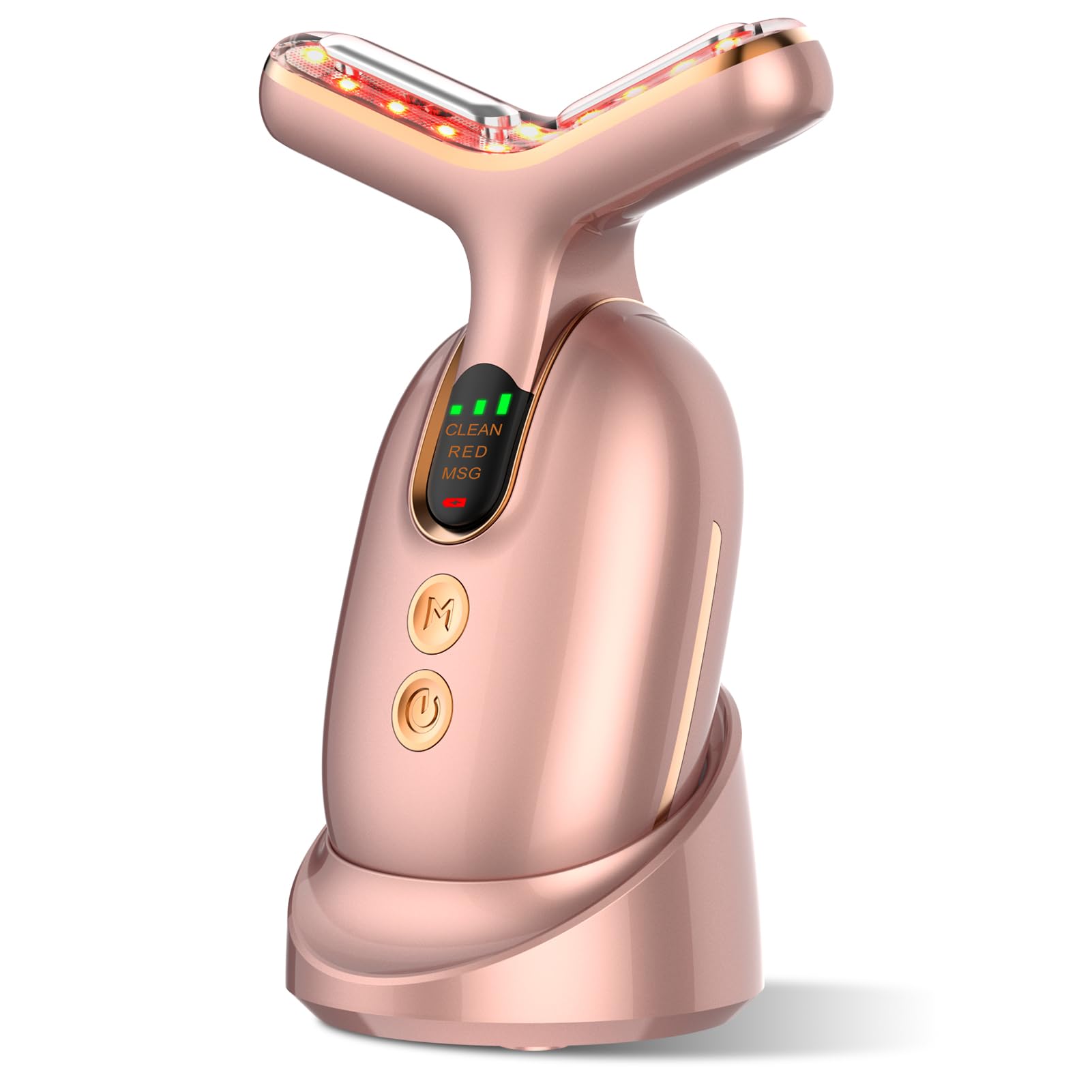 Photo 1 of Micro-Current Face Beauty Device, 3 Modes, Red Light Therapy for Face and Neck, Multifunctional Facial Massager Tool
