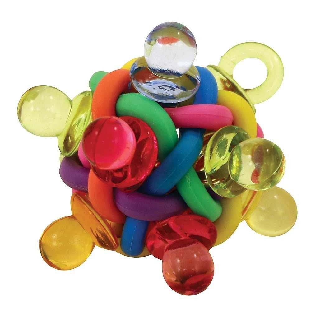 Parrot Essentials Binkies Ball Foot Toy for Parrots - Small