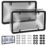 2 Pack License Plate Protector and Frames