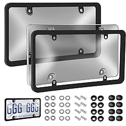 2 Pack License Plate Protector and Frames