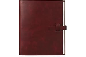 Artmag Photo Album 4x6 320 Photos, Thick Leather Cover Picture Album with 20 PCS Kraft Writing Paper Holds 320 Vertical Photo