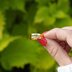 Just Breathe Ring for Women Adjustable