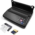 BIOMASER Tattoo Stencil Printer for Tattooing,Tattoo Printer Transfer Stencil Machine Drawing Thermal Maker Copier with 20 Transfer Papers（Black