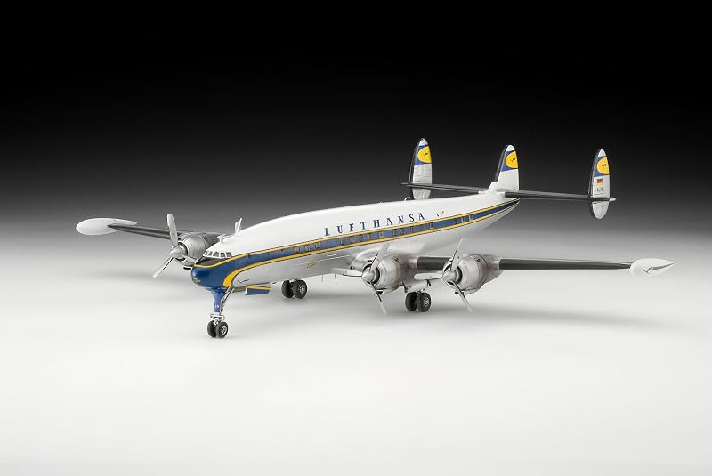 Lockheed L.1049G Super Constellation Luf 63745 Maquette en plastique non construit/non peint à l'échelle 1/144 avec accessoires