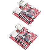HiLetgo 2pcs MP3 Bluetooth Decoder Board Lossless Car Speaker Audio Amplifier Board Modified Bluetooth 4.1 Circuit Stereo Receiver Module5V