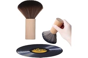 DUPIULK Turntable Vinyl Records Cleaner, Anti-Static Dust Cleaning Record Brush for Vinyl Albums LP CD Cartridge(1 Pcs)