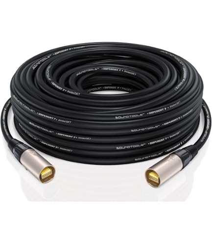 25'FT CAT5'e SHIELDED Outdoor Ethernet Cable UV Direct bury RJ45 copper