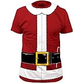 Animation Shops Santa Claus Mens Red Costume Christmas T-Shirt