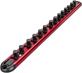 Performance Tool W38190 3/8 Drive Magnetic Socket Rail Organizer Thailand view 1