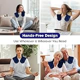 Aroma Season Microwave Heat Pad Neck Shoulders Blue view 7