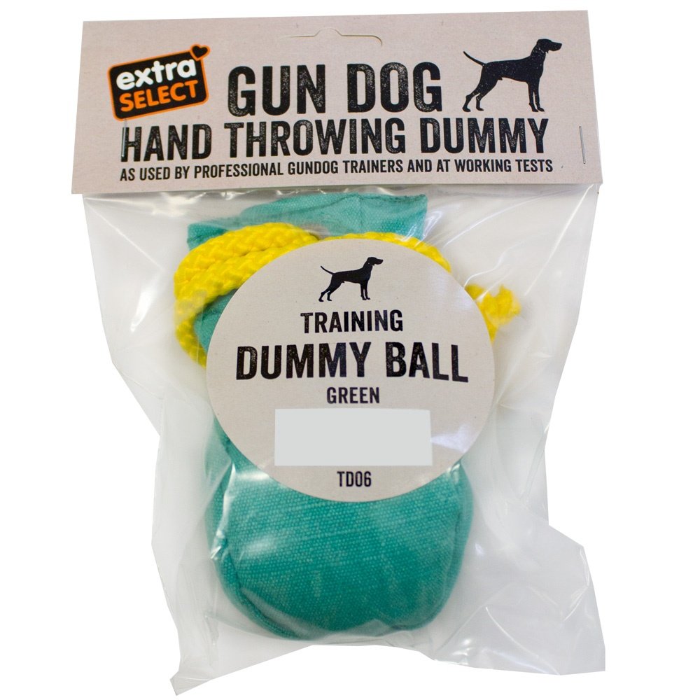 Extra Select Gun Dog Training Dummy Ball, Green