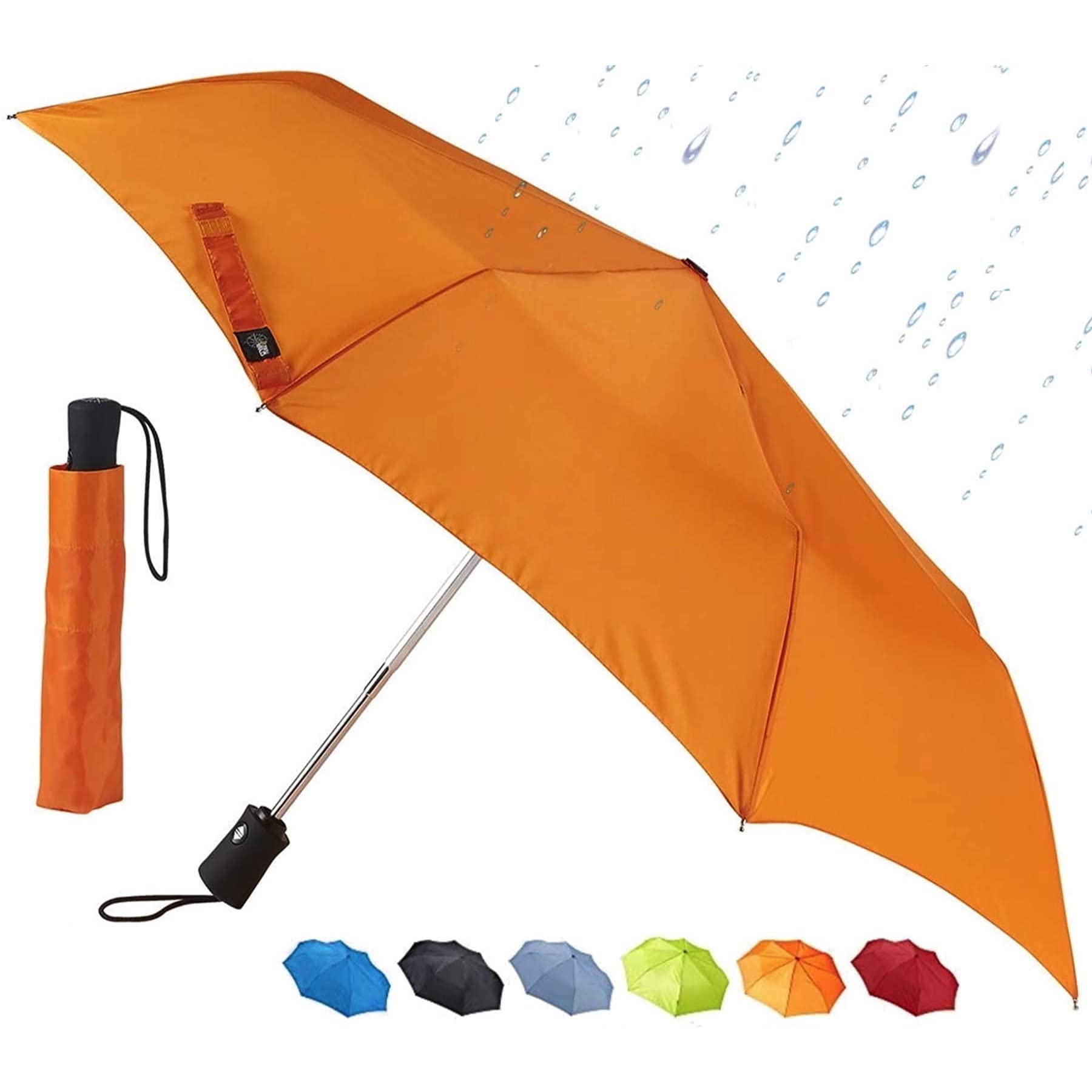 Lewis N Clarks Umbrella Regenschirm, Orange