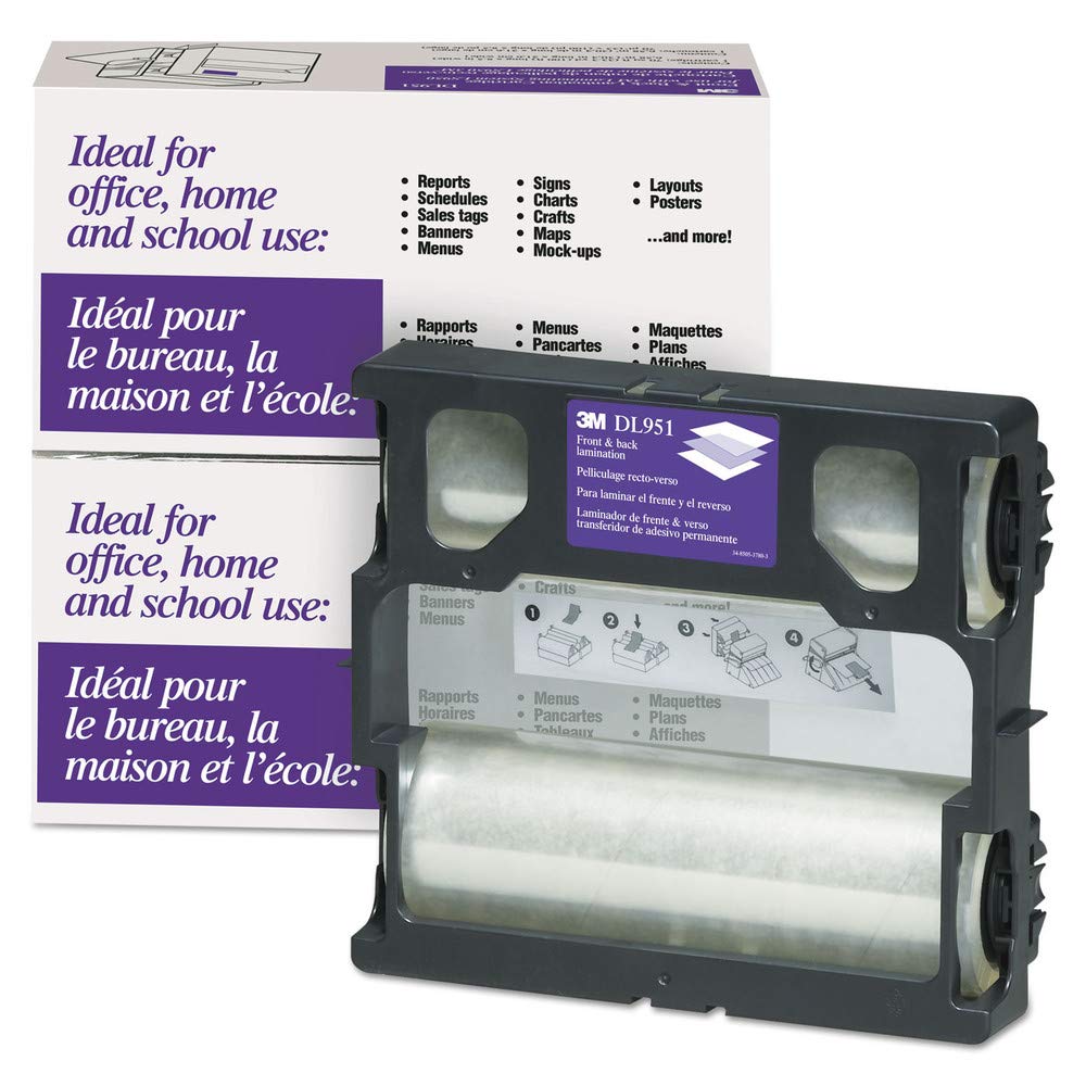 3M Dual Laminate Refill-Cartridge DL951, 8.5 Inches x 100 Feet (DL951) Clear