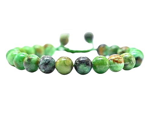 Variscite Bracelet for Women Men's Gifts Protection Healing