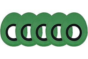 OPENMOON Oval Large Viewfinder Eyecushion for Alexa Mini Amira Cameras (Ultrasuede /5packs) (Green)