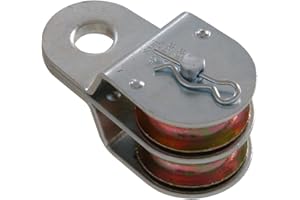 Hardware Essentials Double Sheave Fixed Pulley (1-1/2")