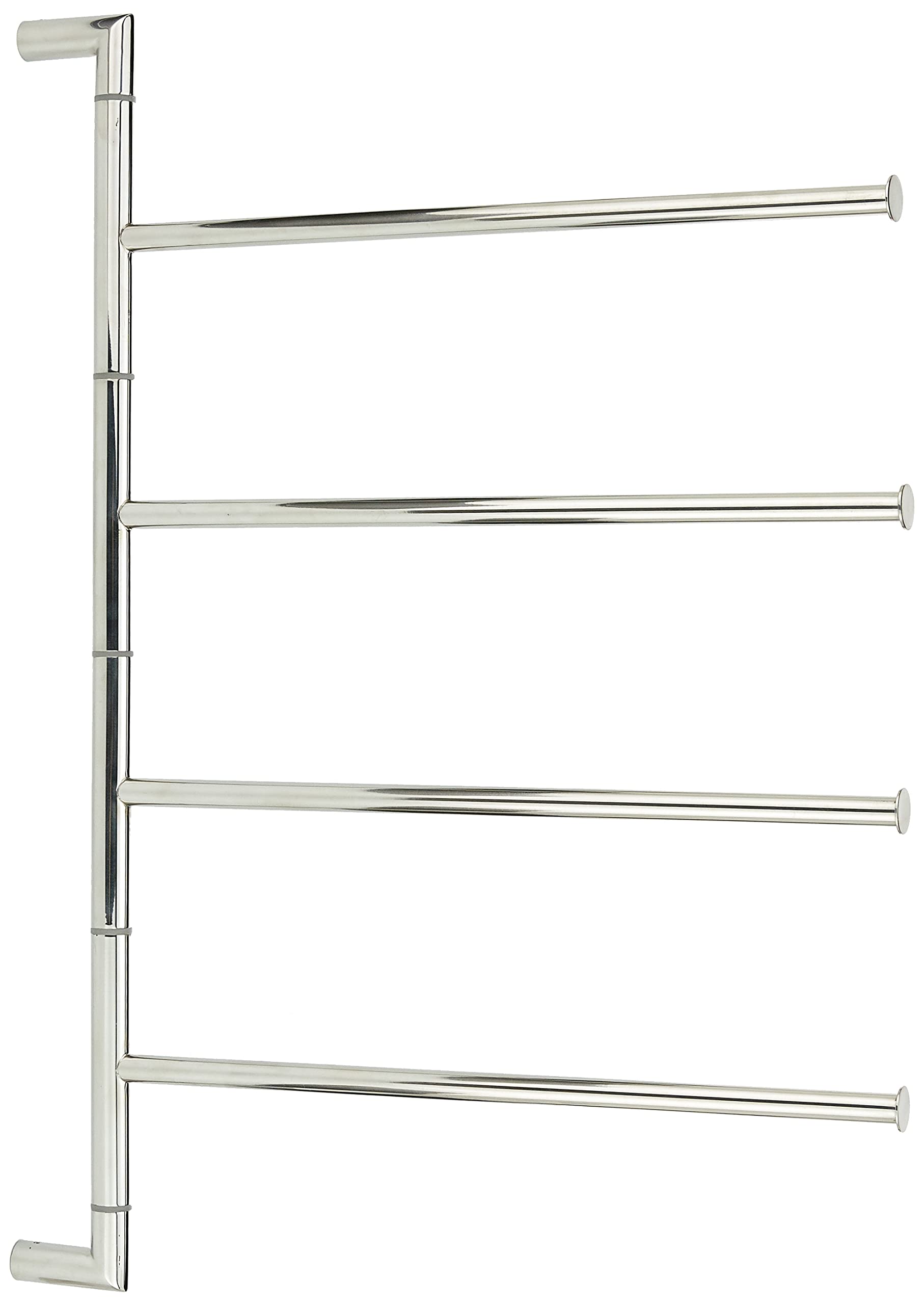 Smedbo "Outline Lite" Towel Rail Swing-Arm of Polished Stainless Steel, 40.7 x 6 x 62.9 cm, Silver
