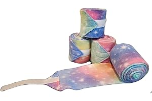 BIG BLACK HORSE LLC Big Black Horse Tye Dye Fleece Polo Leg Wraps - Set 4 (Mini)