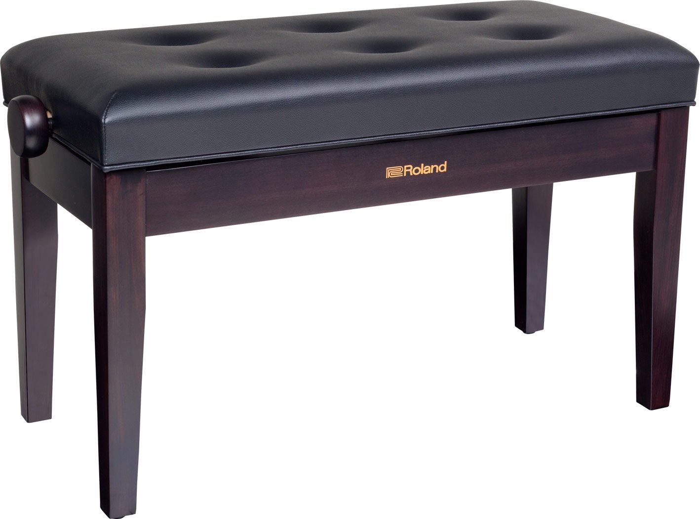 Roland Duet Size Piano Bench In Rosewood with Vinyl Seat - Rpb-D300Rw