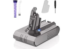 CHANJOYH V6 Battery Replacement for Dyson 6000mAh 21.6V Lithium ion Battery Compatible with Dyson V6 Animal Absolute Motorhead SV04 SV05 SV06 SV09 DC58 DC59 DC61 DC62 DC72 Cordless Vacuum Cleaners