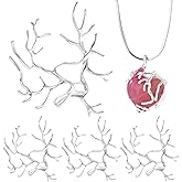 Isslly Branch Shape Blanks, Adjustable Claw Pendant Trays, Hypoallergenic Brass Branch Prong Pendant Bezels for Jewelry Making Bracelet Earrings Necklace DIY Crafts