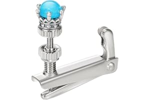 YWYLL Violin Fine Tuners Metal Violin String Violin Fine Tuner Screw Adjuster Musical Accessories for 1/2 Violins, Resin Rose (07 Blue Opal)