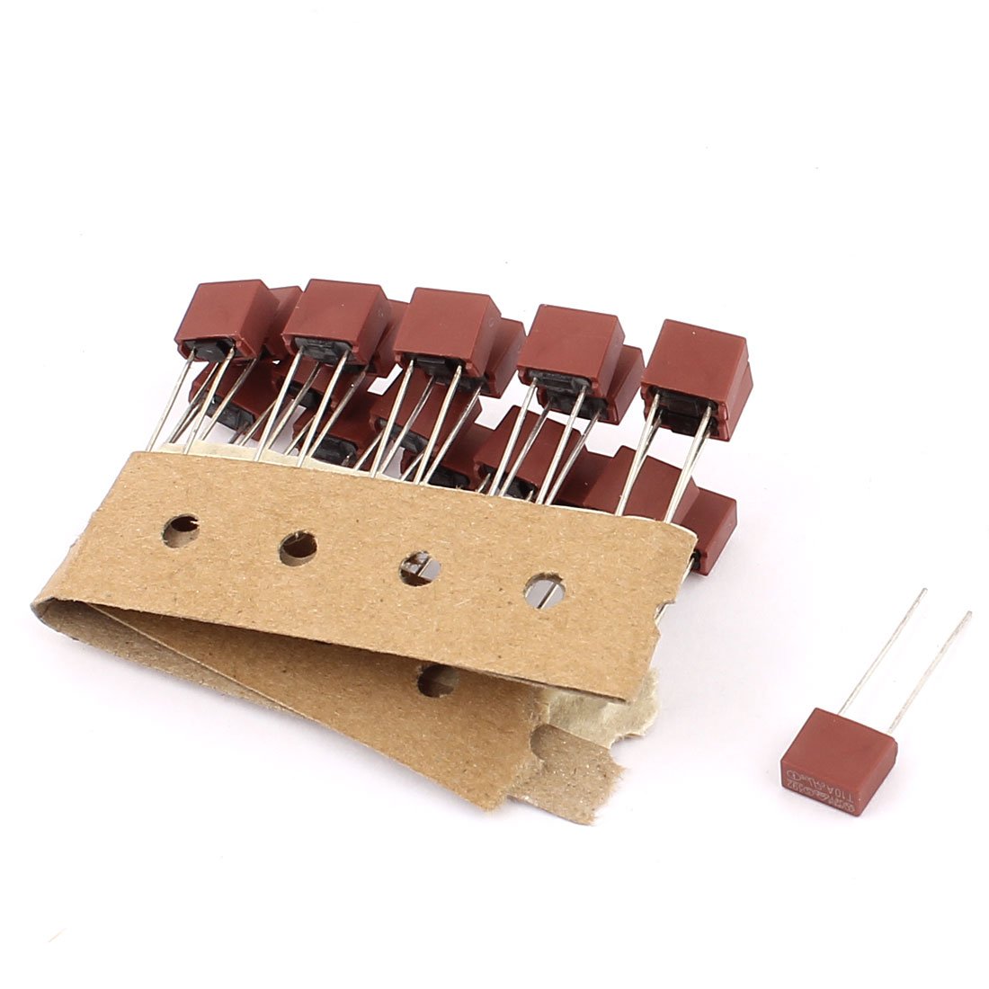 sourcingmap 20 Pcs 392 Series Jet Slow Blow Time-Lag Radial Lead Fuses AC 250V 10A for Electronic Parts PCB LCD Repair Replacement