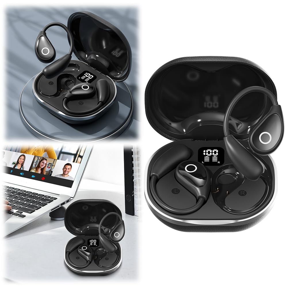 Photo 1 of AI Language Translation Earbuds, 3-in-1 OWS Translator Earbuds Real Time with Two Years Free Subscription, 144 Languages & Accents Over Ear Earbuds Translation Device for Travel Business Learning (A)