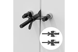 NEWLAKING Portable Door Lock Hotel Doors Locks for Travelers Safety Locker Security Devices for Rooms Inside Upgraded Stoppers, Travel Home Apartment Bedrooms Essentials Reinforcement for Women 2 Pcs
