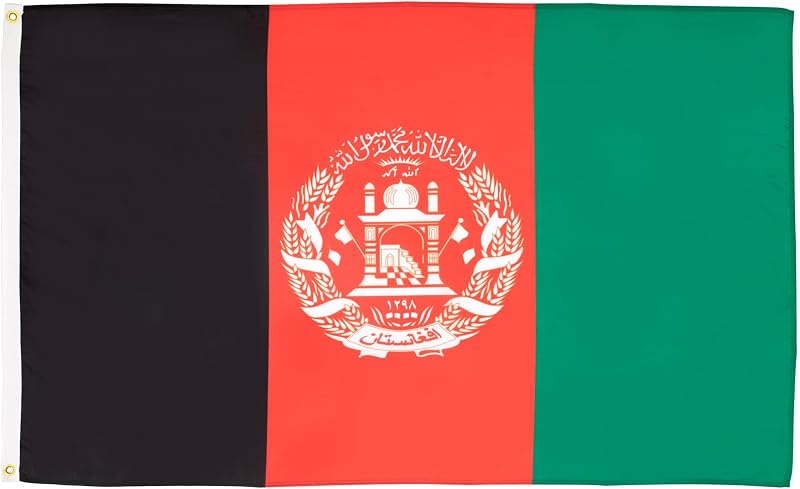 AZ FLAG Afghanistan Flag 5x8 ft 100D Polyester with 2 Grommets