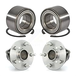 Front Rear Wheel Bearing And Hub Assembly Kit For