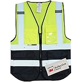Salzmann Multi-Pocket Safety Vest - Reflective High Visibility Vest - Made with 3M Reflective Material