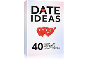 LAPOGY Valentines Day Gifts for Her Him,Christmas,Anniversary, Wedding Perfect 40 Romantic Scratch Off Date Ideas Card Games Gifts, Fun & Adventurous Ideas for Newlywed, Boyfriend,Girlfriend Date Night