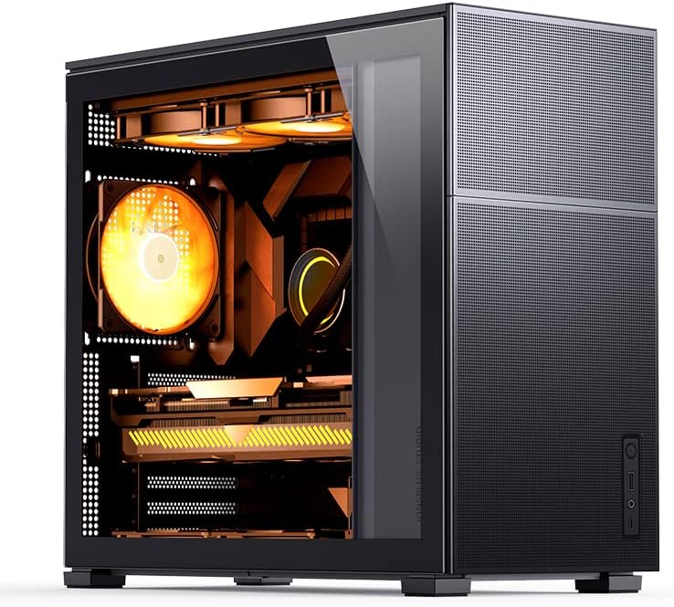 Amazon.com: Jonsbo U4 B Black/SGCC Steel/Aluminum/Tempered Glass 
