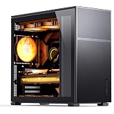 JONSBO D41 MESH Black ATX Computer Case, ATX/M-A.TX Mainboard/Support RTX 4090(335-400mm) GPU 360/280AIO,Power A.TX/SFX: 100mm-220mm Multiple Tool-Free Design, Black