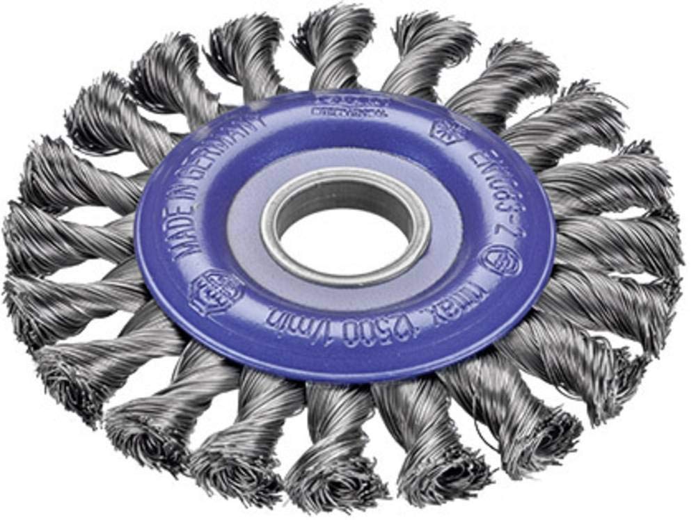 Osborn 2202631151 - Cepillo circular acero de alambre trenzado con agujero de 22,2 mm y filamento de Ø 0.50 mm (125x13)