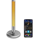Govee Smart LED RGBWW Table Lamp, Dimmable Design Lamp Works with Alexa, Google Assistant, APP and Touch Buttons Control, Bed