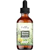 Earthley Wellness Sinus Saver, Natural Remedy, Free of Allergens, Parabens, and Preservatives, Helps Boost Vitamin C (2 oz, A