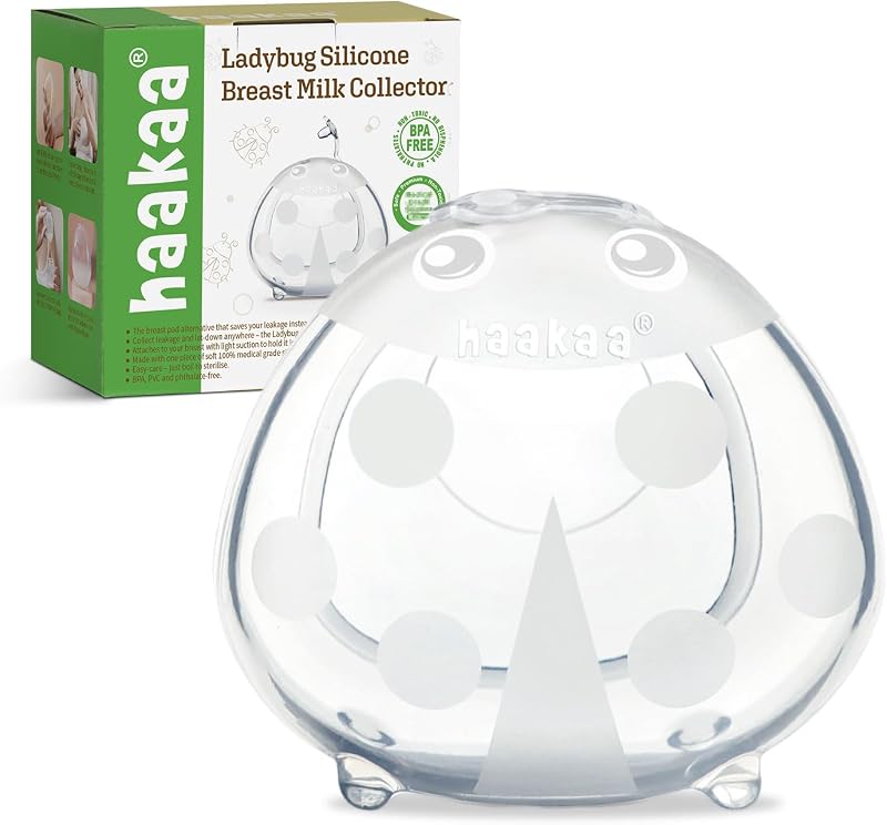 haakaa Ladybug Milk Collector Silicone Breast Milk Saver 1.4oz 40ml