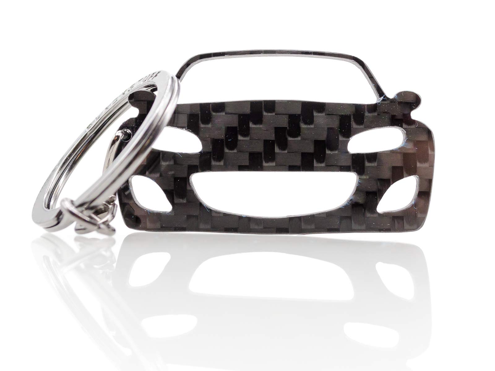 BlackStuff Carbon Fiber Keychain Keyring Ring Holder Compatible with MX5 NC MK3 2005-2015 BS-644