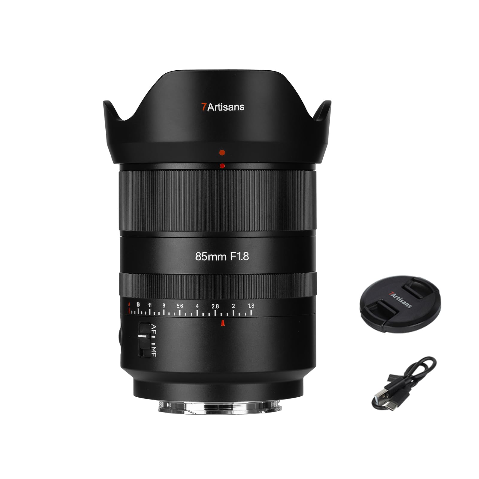 7artisans AF 85mm F1.8 Camera Lens Full frame for Sony E Mount Autofocus Portrait Lnes Large Aperture Support Eyes/Face Tracking