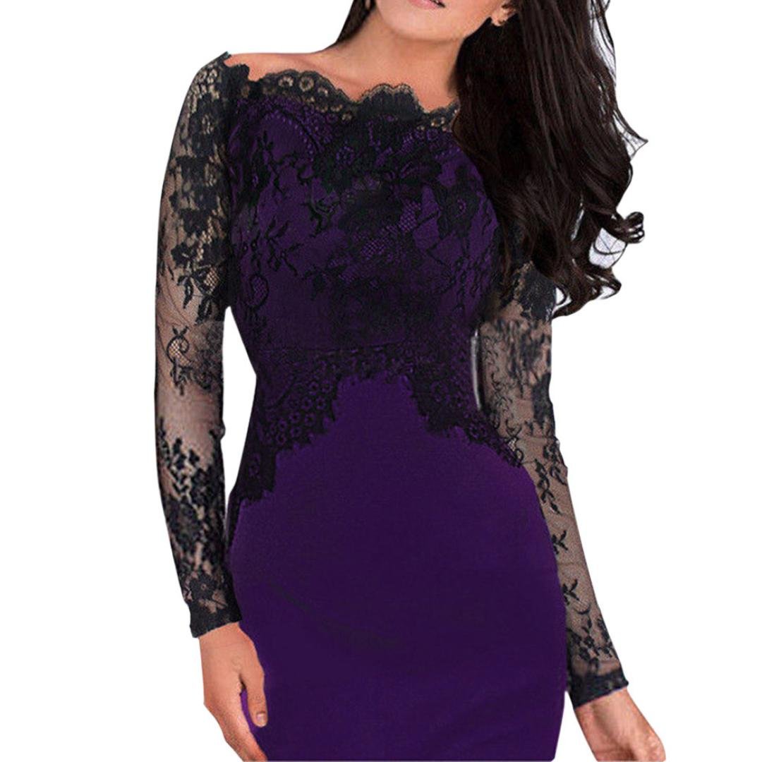 macy's purple formal dress