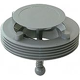 EZ-FLO 43507 Sewer Relief Valve, 3 inch, Gray