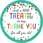 YUXIANLB 120 Pcs Thank You for All You Do Stickers, 2 Inch Colored Dot Teacher Appreciation Sticker, Thank You Stickers for Small Business, Packaging Round Sticker Labels for Employees Gift Wrapping