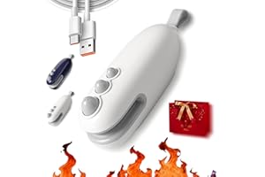 2 in 1 Mini Bag Sealer, 2026 Upgraded Handheld Vacuum Food Sealer Bag, Rechargeable Chip Bag Sealer Heat Sealer for Plastic B