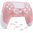 RALAN Pink Wireless Controller Compatible with Playstation 4/Pro/Slim/for PS4 Dualshock 4 Gamepad with Headphone Jack and Touch Pad