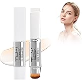 Color-Changing Foundation Stick, Dual-Ended Full Coverage Foundation with Ultra-Fine Bristle Brush, Create a Lightweight, Long-Lasting and Charming Makeup Look NATURAL 15g
