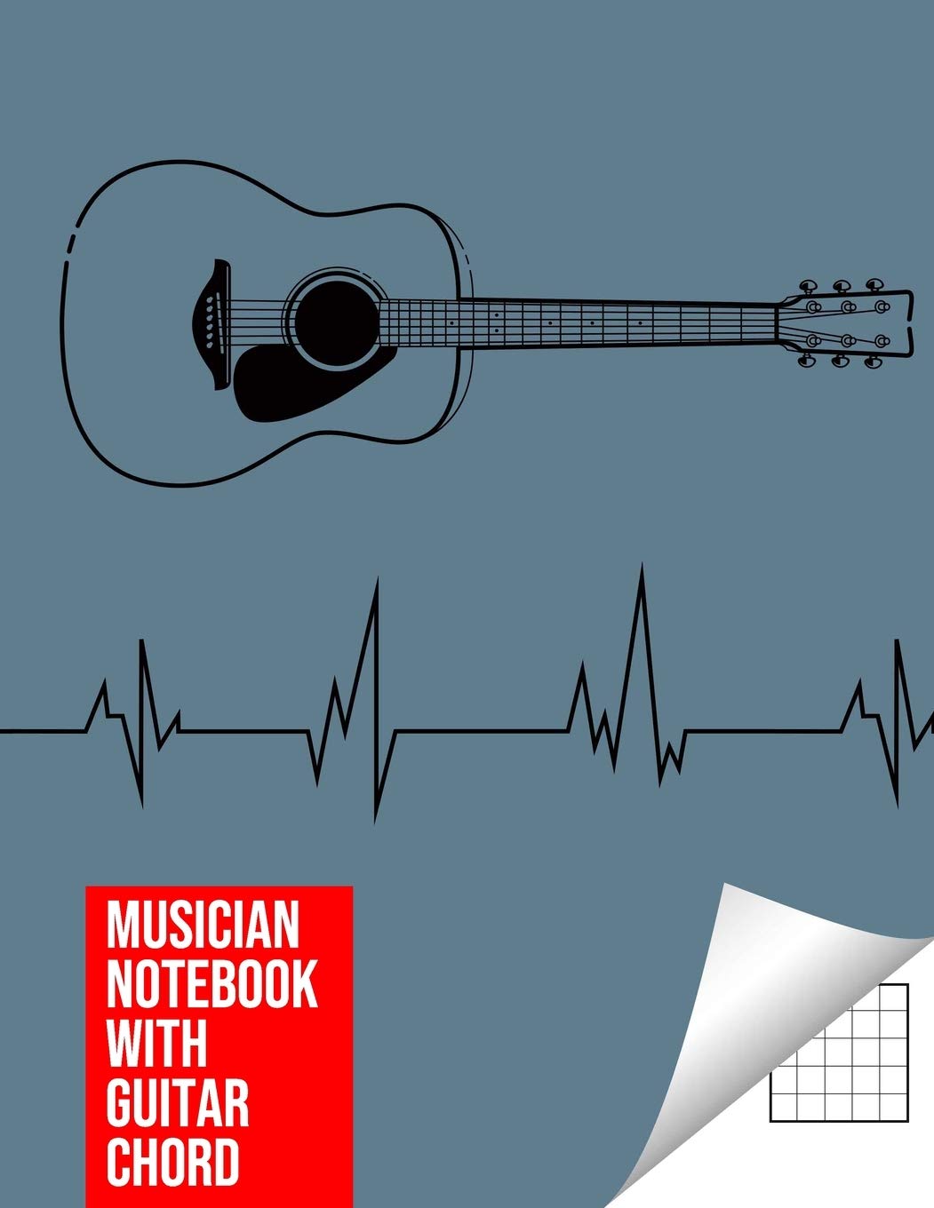 Buy Musician Notebook With Guitar Chord Guitar Bass Fretboard Paper Cool Bassist Gift For A Bass Player Notebook Guitar Chords In Blue Grey Color Cover Book Online At Low Prices In India