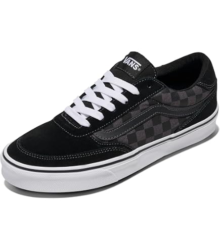 VANS Colson Suede Leather Mesh Shoes Black & White Men\'s 10.5 NEW Amazon.com | Vans Men main image 4
