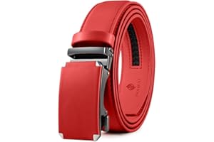 DOOPAI Belt Men, Ratchet Belt Dress Adjustable 1 3/8" Genuine Leather Designer Belt, Size Length Can be Cut, with Gift Box
